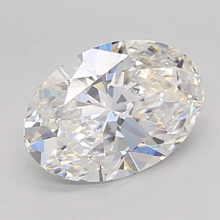 3.01ct Oval Lab Grown Diamond (Colour D, Clarity VVS2, IGI Certified)