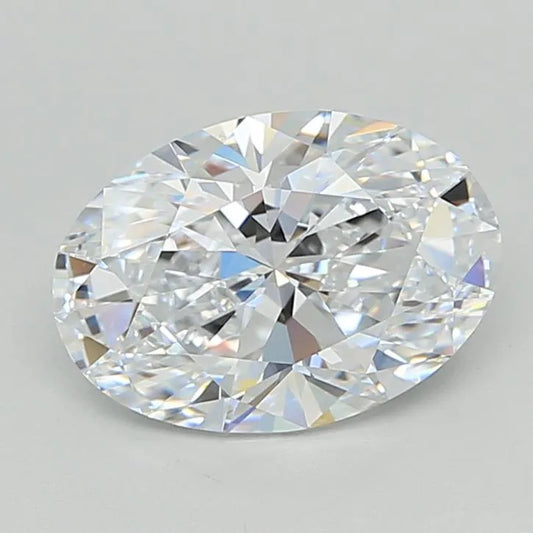 3.01ct Oval Lab Grown Diamond (Colour E, Clarity FL, IGI Certified)