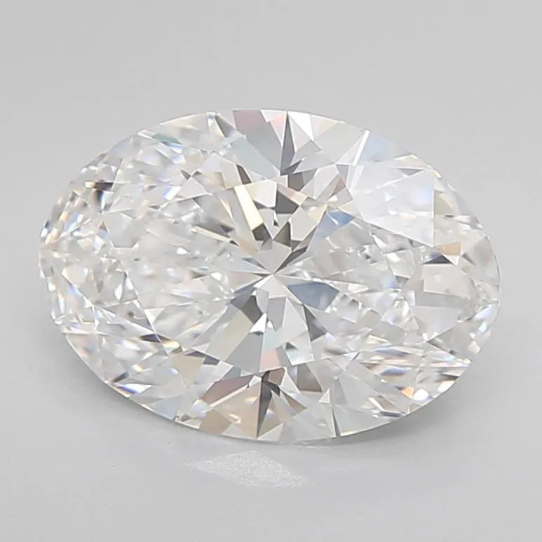3.01ct Oval Lab Grown Diamond (Colour E, Clarity IF, Cut EX, IGI Certified)
