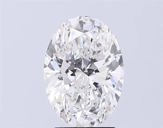 3.01ct Oval Lab Grown Diamond (Colour E, Clarity IF, IGI Certified)