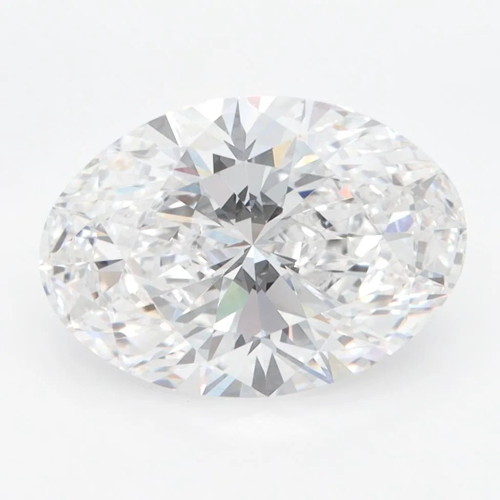 3.01ct Oval Lab Grown Diamond (Colour E, Clarity IF, IGI Certified)
