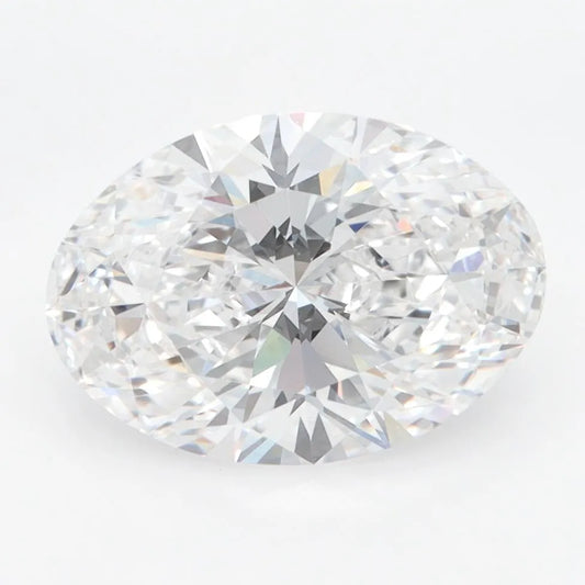 3.01ct Oval Lab Grown Diamond (Colour E, Clarity IF, IGI Certified)