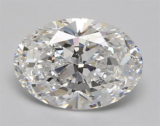 3.01ct Oval Lab Grown Diamond (Colour E, Clarity VS1, GIA Certified)