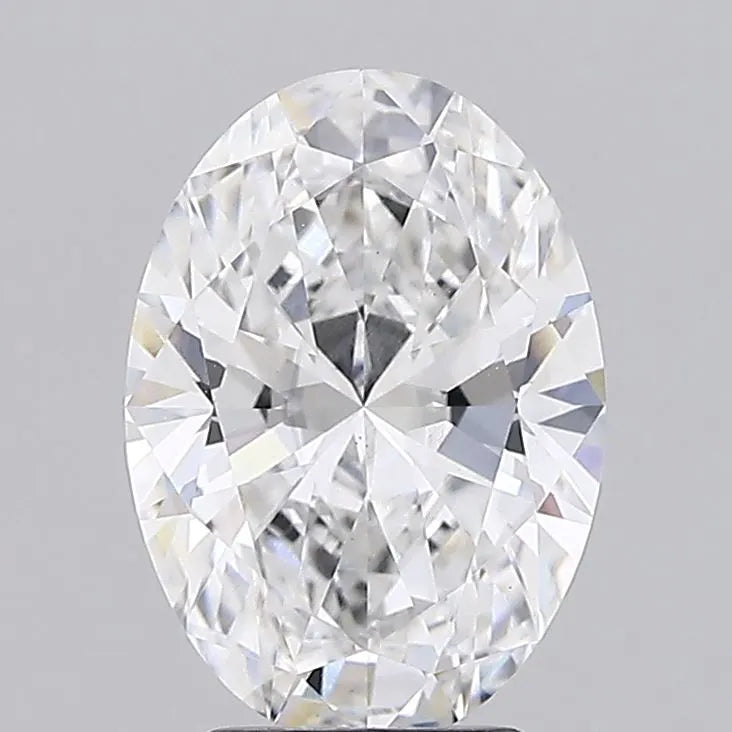 3.01ct Oval Lab Grown Diamond (Colour E, Clarity VS1, IGI Certified)