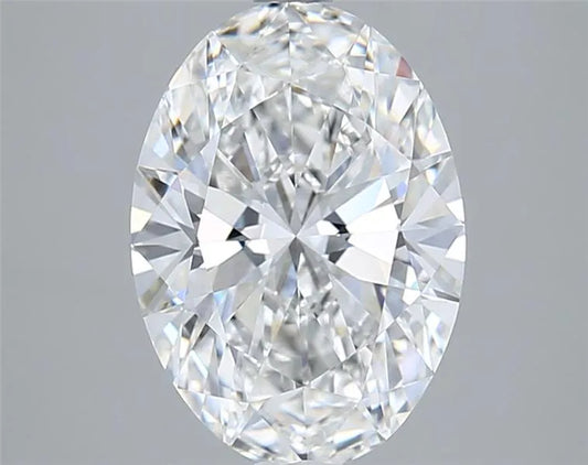 3.01ct Oval Lab Grown Diamond (Colour E, Clarity VVS2, IGI Certified)