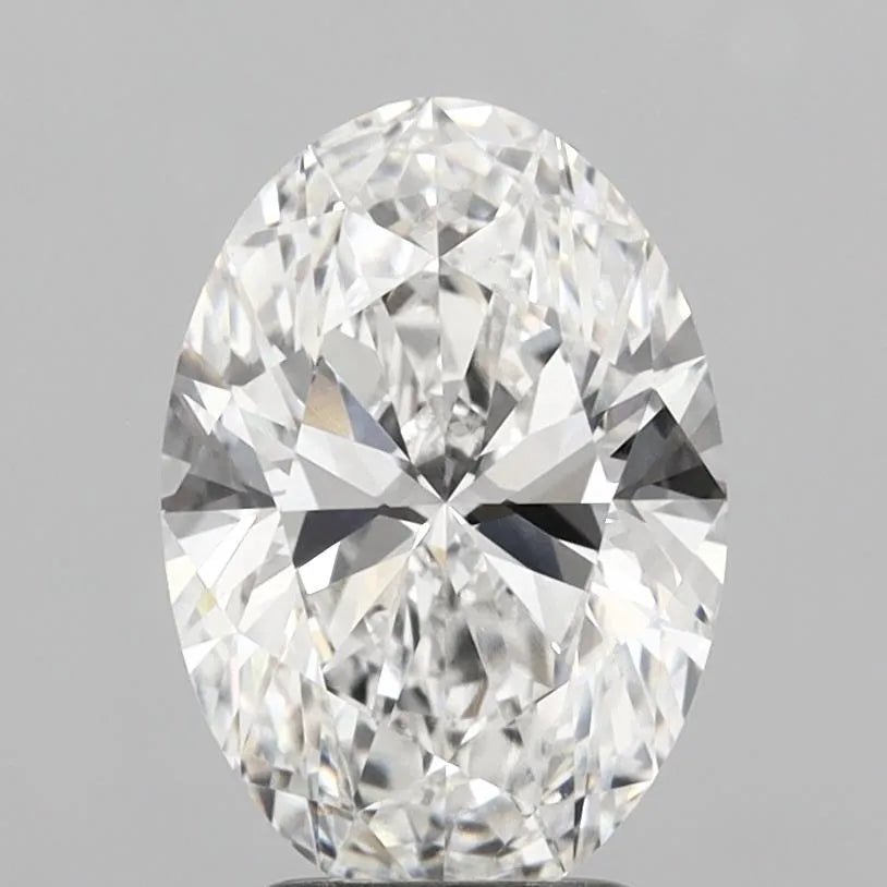 3.01ct Oval Lab Grown Diamond (Colour E, Clarity VVS2, IGI Certified)