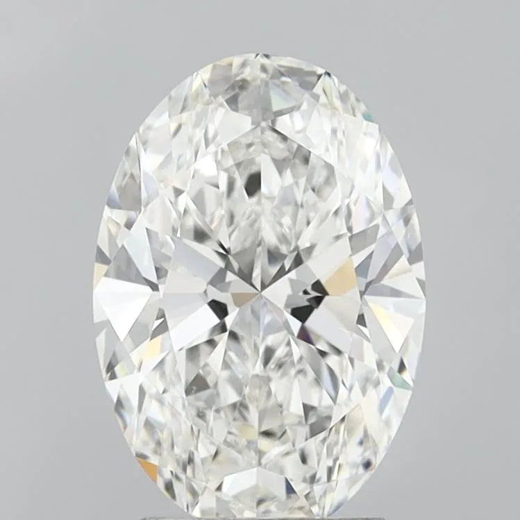 3.01ct Oval Lab Grown Diamond (Colour G, Clarity VS1, IGI Certified)