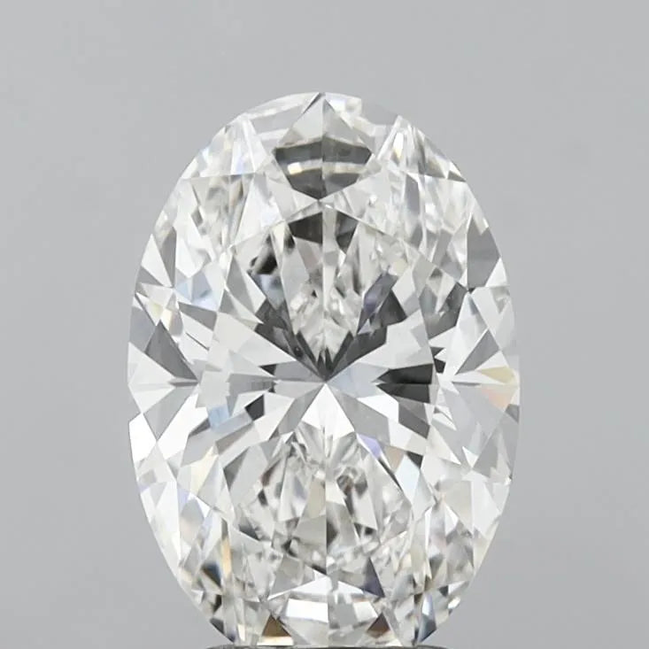 3.01ct Oval Lab Grown Diamond (Colour G, Clarity VVS2, IGI Certified)
