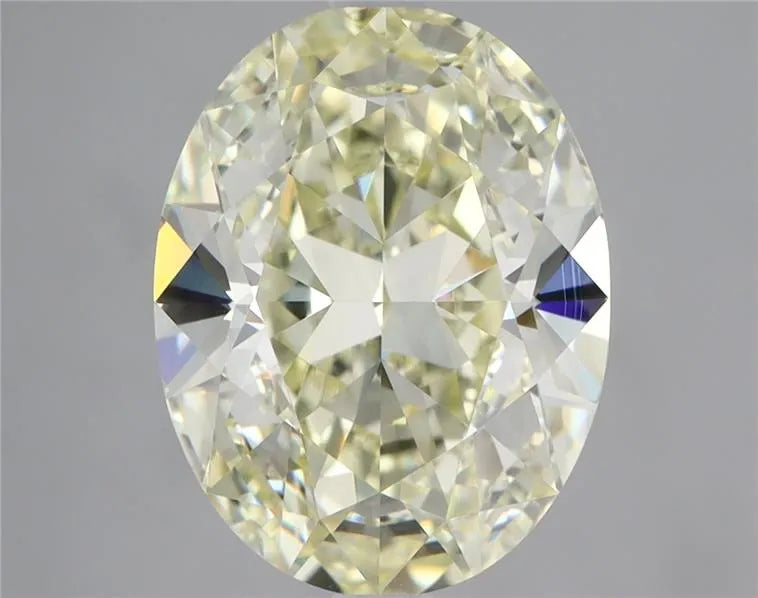 3.01ct Oval Natural Diamond (Colour Fancy Light Yellow, Clarity VVS2, GIA Certified)