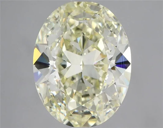 3.01ct Oval Natural Diamond (Colour Fancy Light Yellow, Clarity VVS2, GIA Certified)