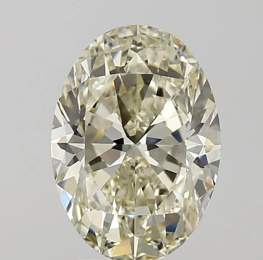 3.01ct Oval Natural Diamond (Colour M, Clarity VVS1, GIA Certified)