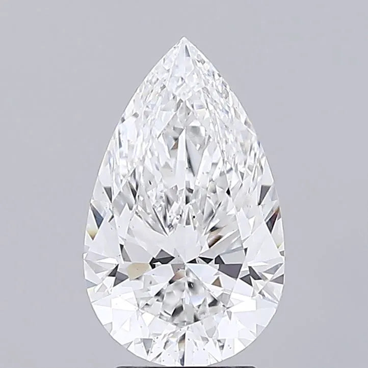 3.01ct Pear Lab Grown Diamond (Colour E, Clarity VS2, IGI Certified)