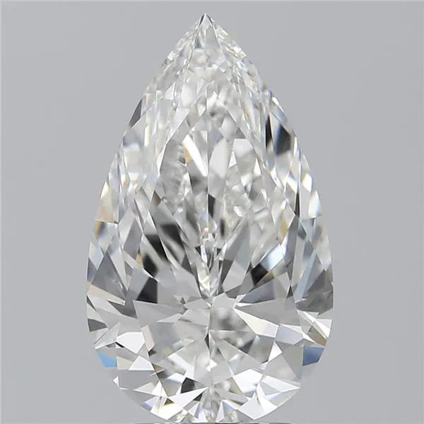 3.01ct Pear Lab Grown Diamond (Colour E, Clarity VVS2, IGI Certified)