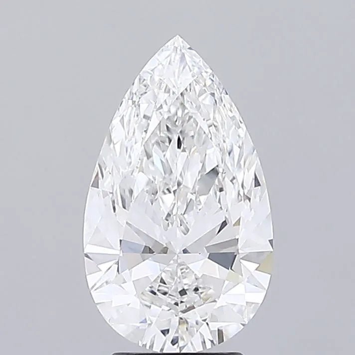3.01ct Pear Lab Grown Diamond (Colour F, Clarity VVS2, IGI Certified)