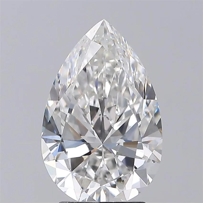 3.01ct Pear Lab Grown Diamond (Colour F, Clarity VVS2, IGI Certified)
