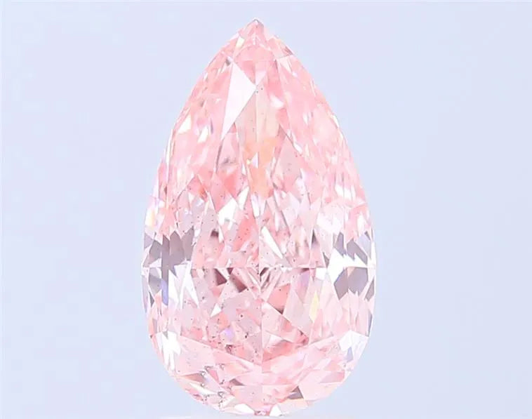 3.01ct Pear Lab Grown Diamond (Colour Fancy Intense Pink, Clarity SI1, IGI Certified)