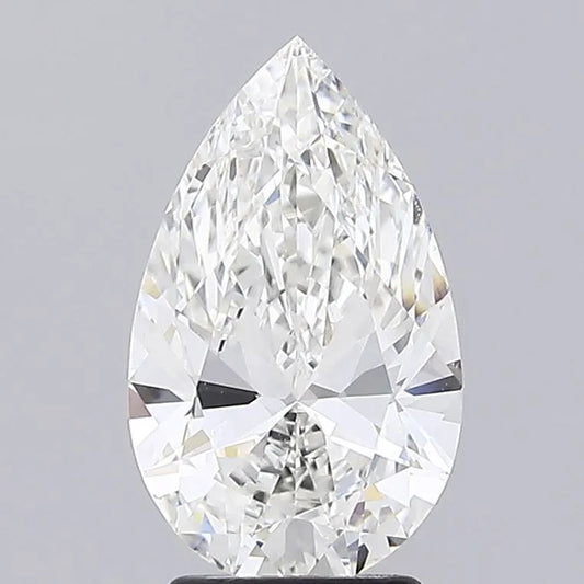 3.01ct Pear Lab Grown Diamond (Colour G, Clarity VVS1, IGI Certified)