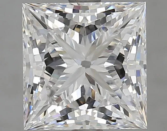 3.01ct Princess Lab Grown Diamond (Colour D, Clarity IF, Cut EX, IGI Certified)