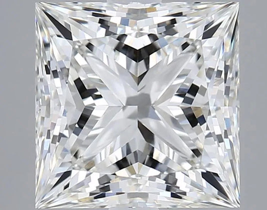 3.01ct Princess Lab Grown Diamond (Colour F, Clarity VVS1, IGI Certified)