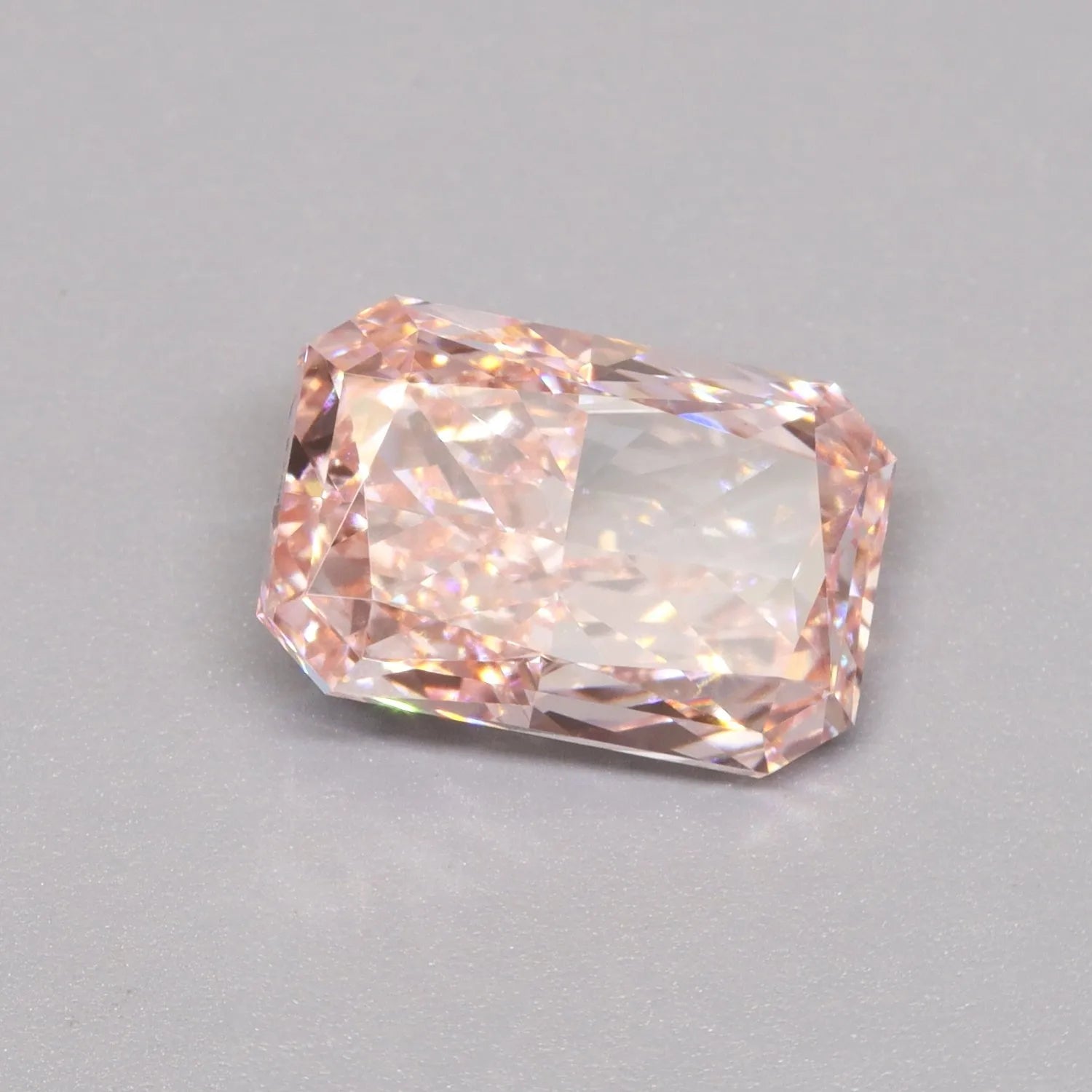 3.01ct Radiant Lab Grown Diamond (Colour Fancy Intense Pink, Clarity VS1, IGI Certified)