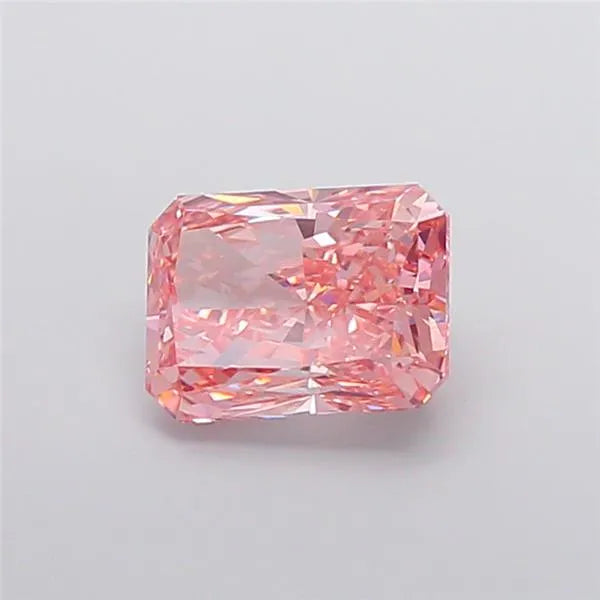 3.01ct Radiant Lab Grown Diamond (Colour Fancy Vivid Pink, Clarity VS1, IGI Certified)