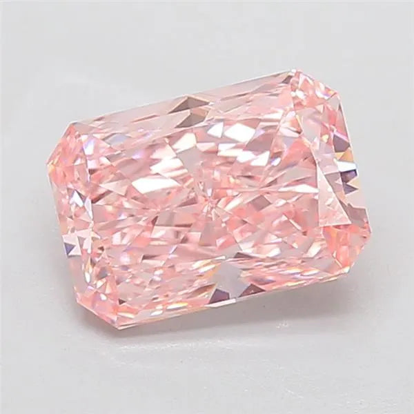 3.01ct Radiant Lab Grown Diamond (Colour Fancy Vivid Pink, Clarity VS1, IGI Certified)