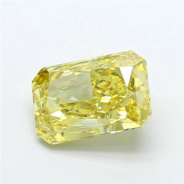 3.01ct Radiant Lab Grown Diamond (Colour Fancy Vivid Yellow, Clarity VS2, IGI Certified)