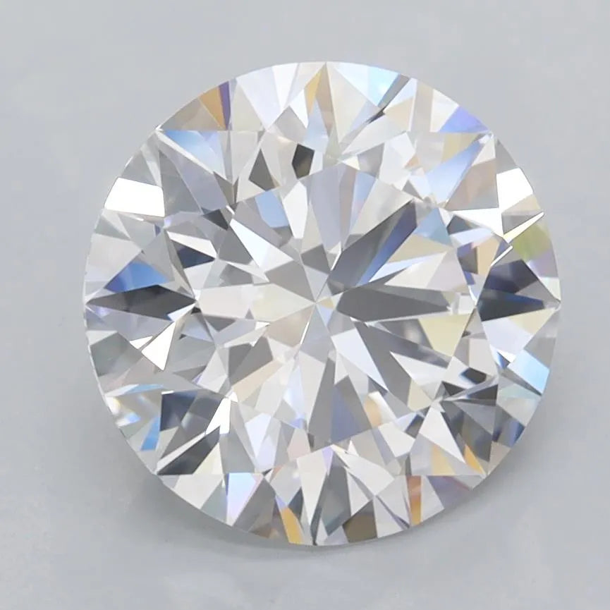 3.01ct Round Lab Grown Diamond (Colour D, Clarity FL, Cut ID, IGI Certified)