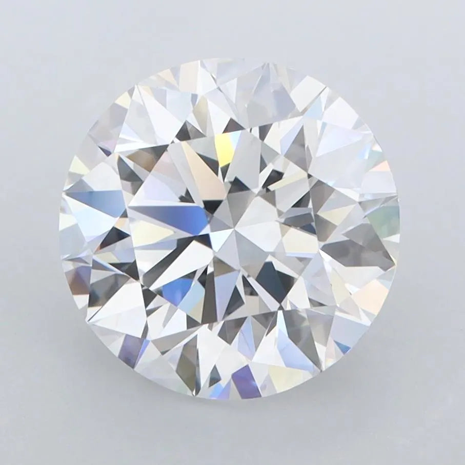 3.01ct Round Lab Grown Diamond (Colour D, Clarity FL, Cut ID, IGI Certified)