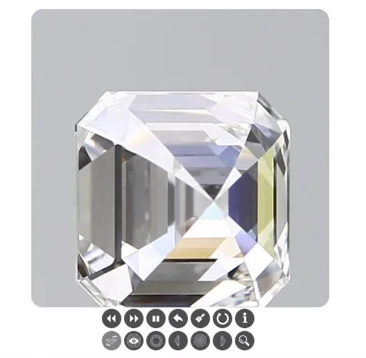3.01ct Square emerald Lab Grown Diamond (Colour D, Clarity VS1, IGI Certified)