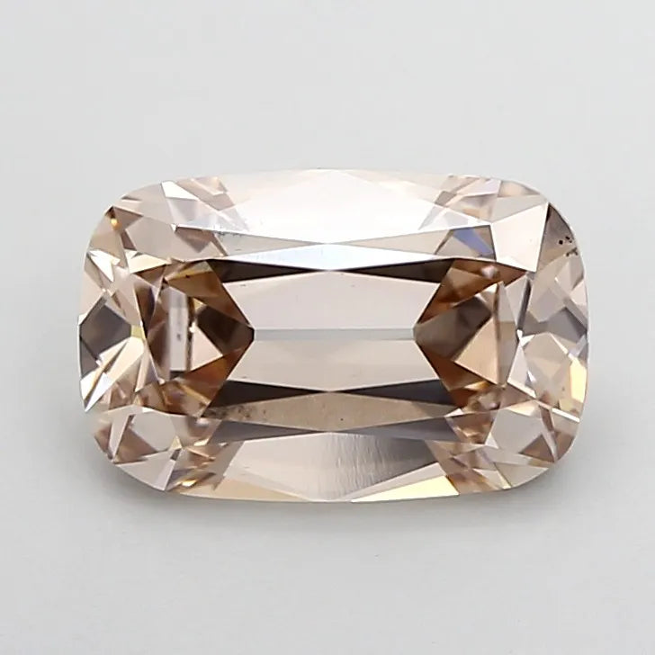 3.02ct Cushion Lab Grown Diamond (Colour Very Light Brown, Clarity VS2, IGI Certified)