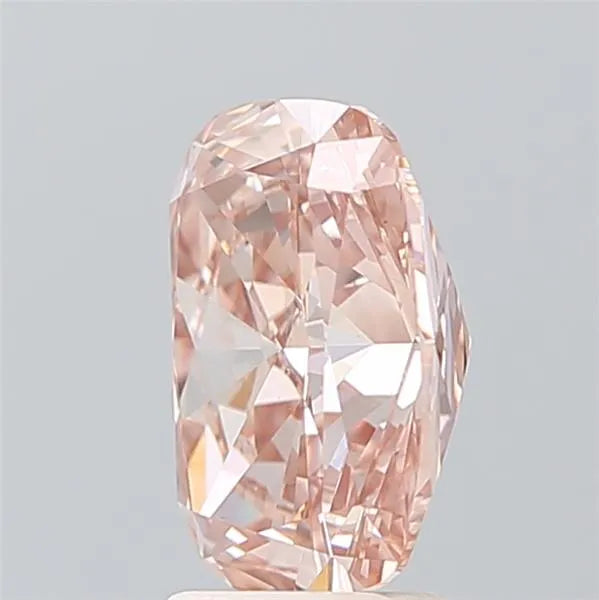 3.02ct Cushion brilliant Lab Grown Diamond (Colour Fancy Intense Brownish Pink, Clarity VS1, Cut GD, IGI Certified)