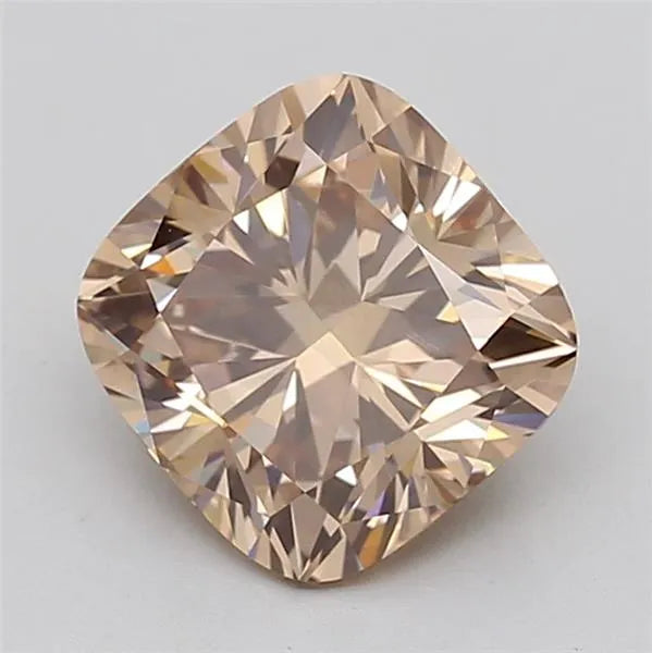 3.02ct Cushion modified Lab Grown Diamond (Colour Fancy Brown, Clarity VS1, IGI Certified)