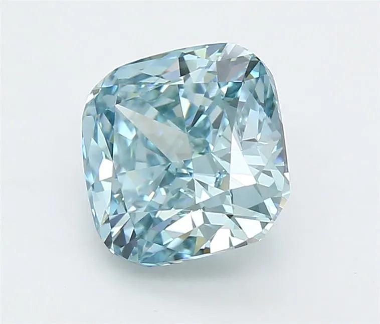 3.02ct Cushion modified Lab Grown Diamond (Colour Fancy Intense Blue, Clarity VVS2, IGI Certified)