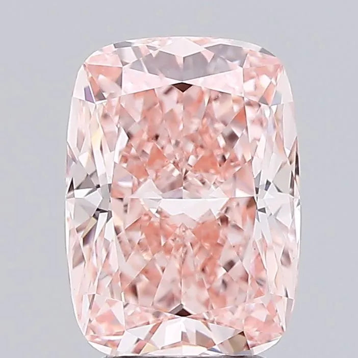3.02ct Cushion modified Lab Grown Diamond (Colour Fancy Intense Pink, Clarity VS1, IGI Certified)