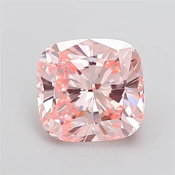 3.02ct Cushion modified Lab Grown Diamond (Colour Fancy Intense Pink, Clarity VVS2, IGI Certified)