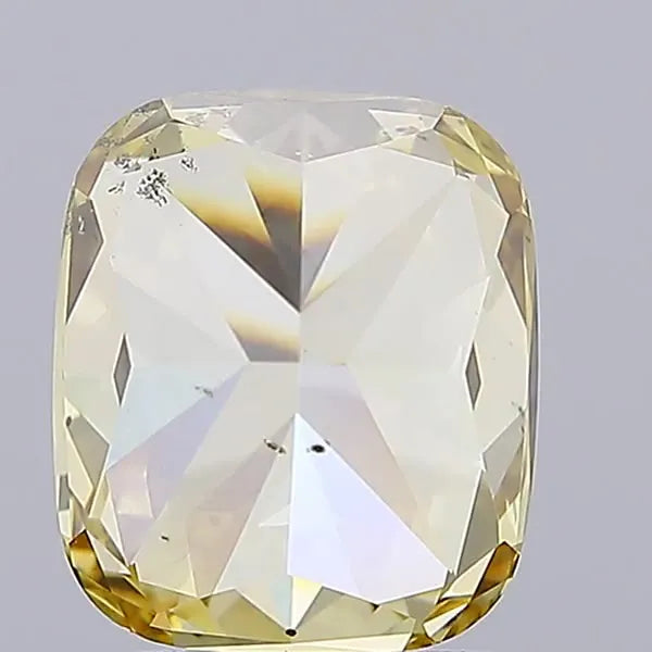 3.02ct Cushion modified Lab Grown Diamond (Colour Fancy Intense Yellow, Clarity SI1, IGI Certified)