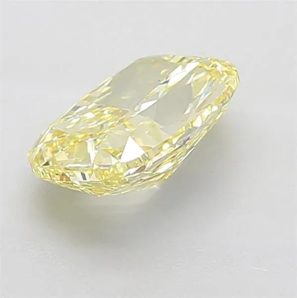 3.02ct Cushion modified Lab Grown Diamond (Colour Fancy Intense Yellow, Clarity VVS2, IGI Certified)
