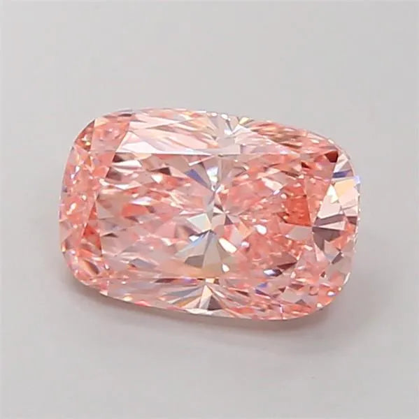 3.02ct Cushion modified Lab Grown Diamond (Colour Fancy Vivid Pink, Clarity VS1, IGI Certified)