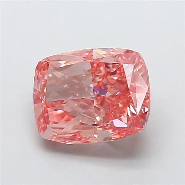3.02ct Cushion modified Lab Grown Diamond (Colour Fancy Vivid Pink, Clarity VVS1, IGI Certified)