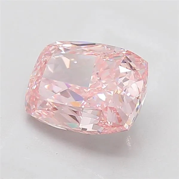 3.02ct Cushion modified Lab Grown Diamond (Colour Fancy Vivid Pink, Clarity VVS2, IGI Certified)