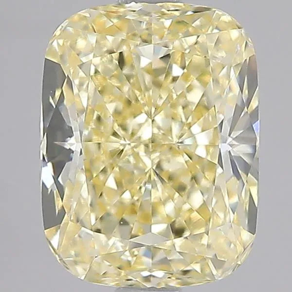 3.02ct Cushion modified Lab Grown Diamond (Colour Fancy Yellow, Clarity VS1, IGI Certified)