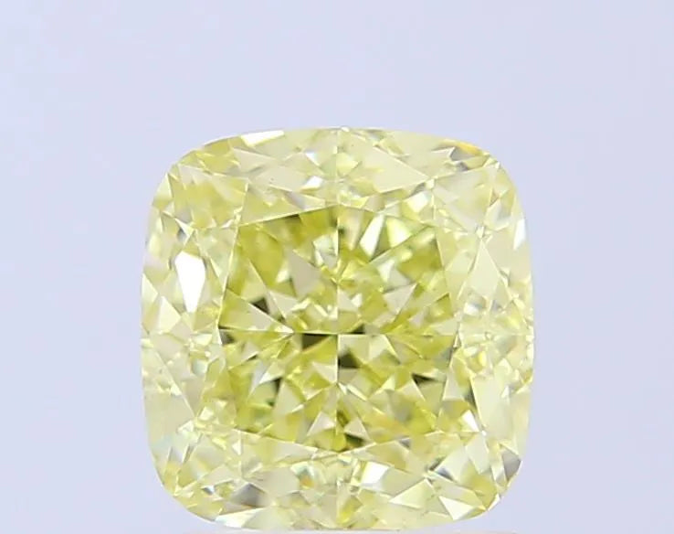 3.02ct Cushion modified Lab Grown Diamond (Colour Fancy Yellow, Clarity VS1, IGI Certified)