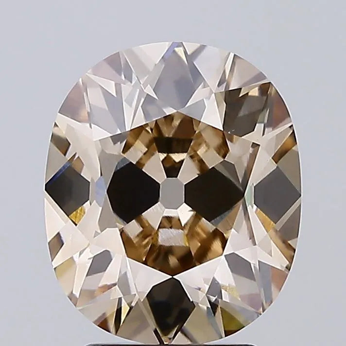 3.02ct Cushion modified Lab Grown Diamond (Colour Very Light Brown, Clarity VVS2, IGI Certified)