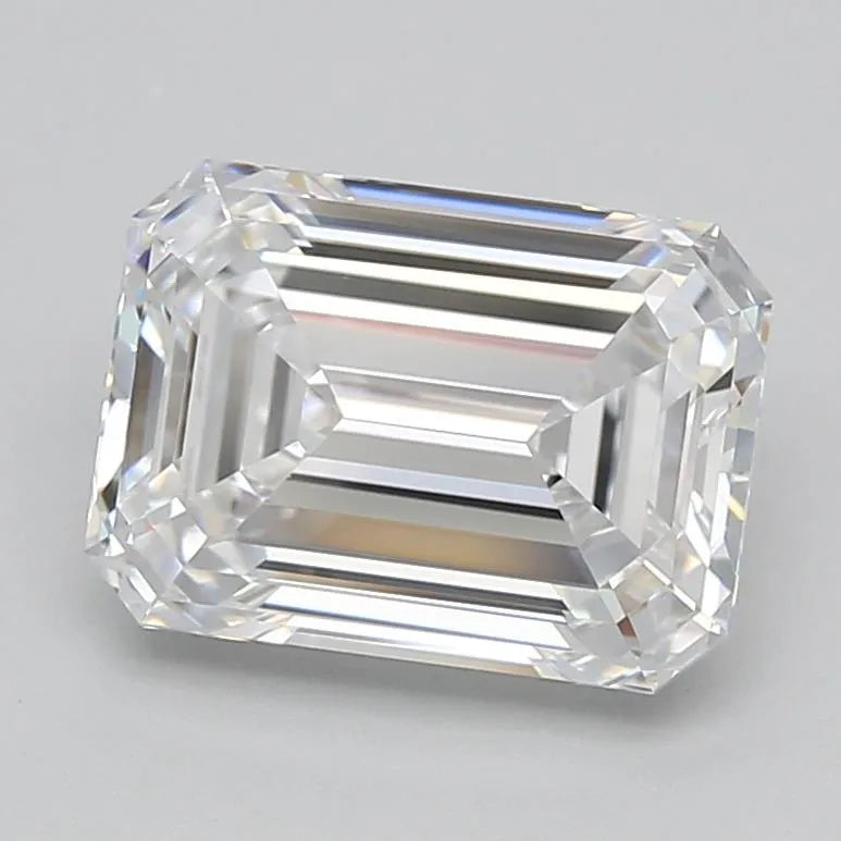 3.02ct Emerald Lab Grown Diamond (Colour D, Clarity IF, GIA Certified)