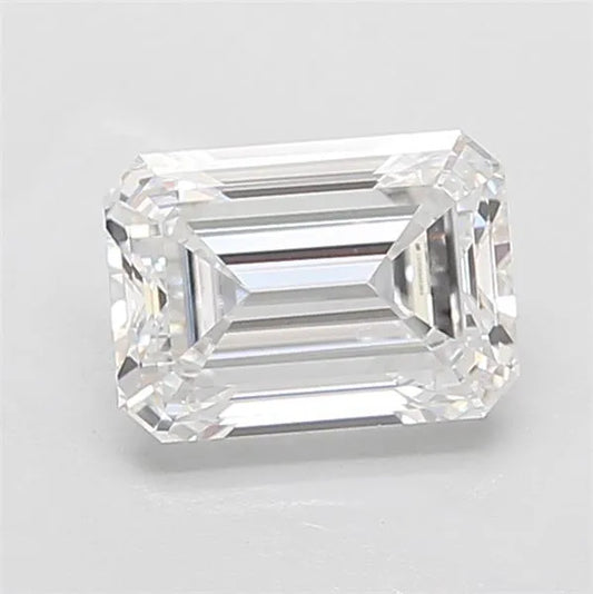 3.02ct Emerald Lab Grown Diamond (Colour D, Clarity IF, IGI Certified)