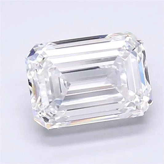 3.02ct Emerald Lab Grown Diamond (Colour D, Clarity VVS2, IGI Certified)