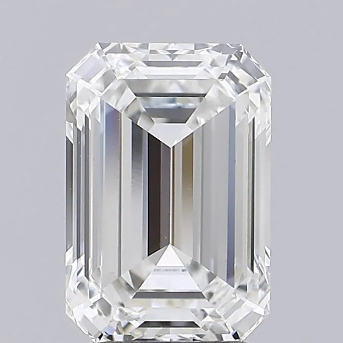 3.02ct Emerald Lab Grown Diamond (Colour F, Clarity VVS2, IGI Certified)