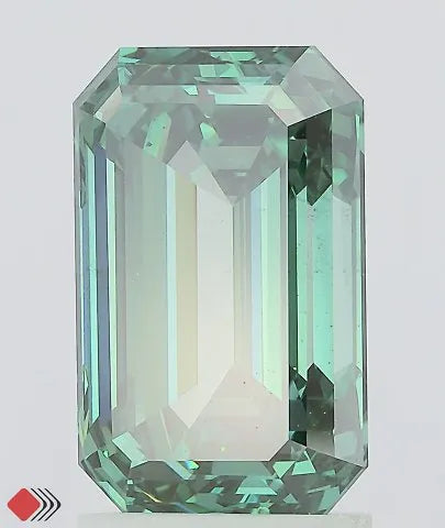 3.02ct Emerald Lab Grown Diamond (Colour Fancy Vivid Green, Clarity SI1, IGI Certified)