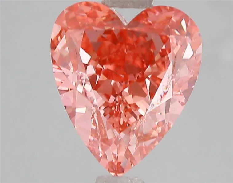 3.02ct Heart Lab Grown Diamond (Colour Fancy Vivid Pink, Clarity VS1, IGI Certified)